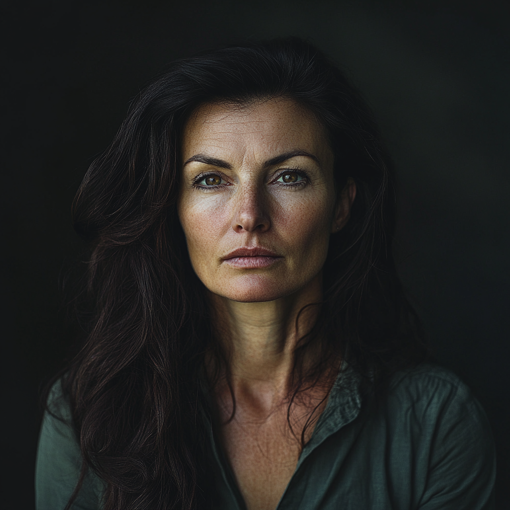 Close-up of a woman with a cold, harsh expression | Source: No source