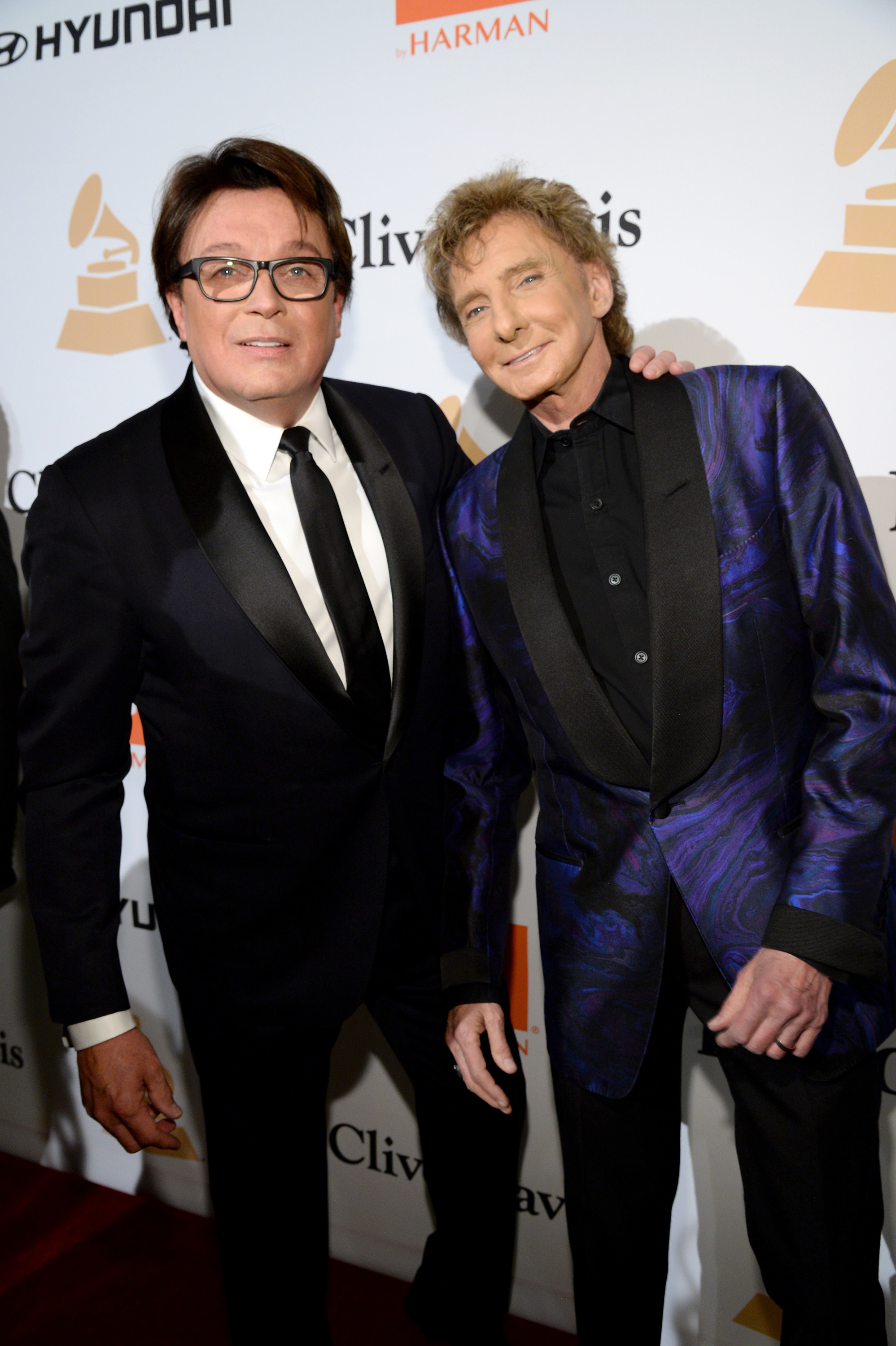 Garry Kief and Barry Manilow attend the Pre-GRAMMY Gala at The Beverly Hilton in California, on February 14, 2016 | Source: Getty Images
