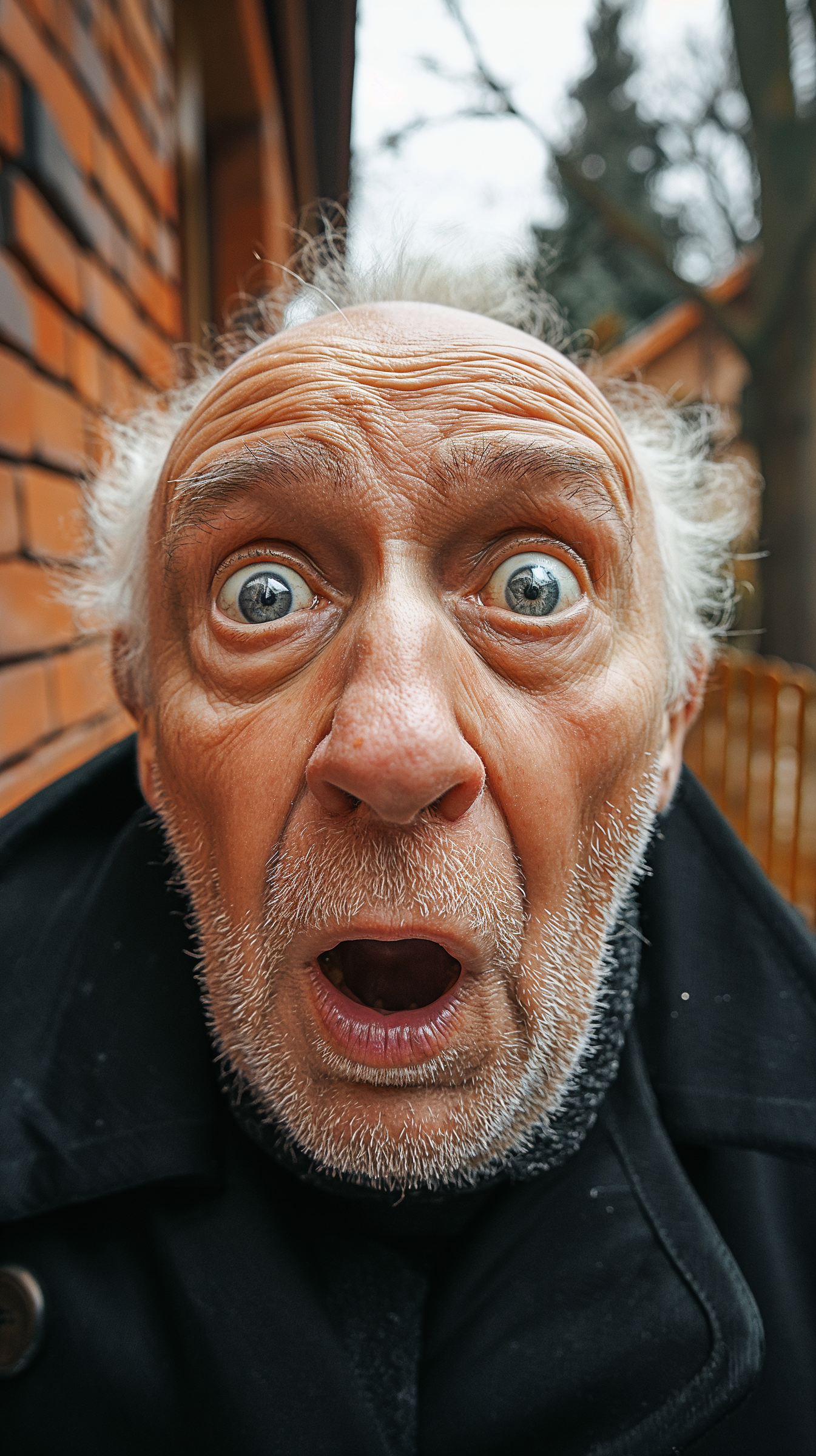 A shocked old man | Source: No source