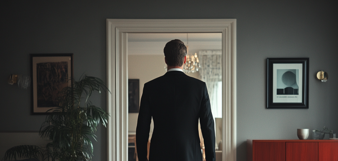 A man entering a room | Source: no source