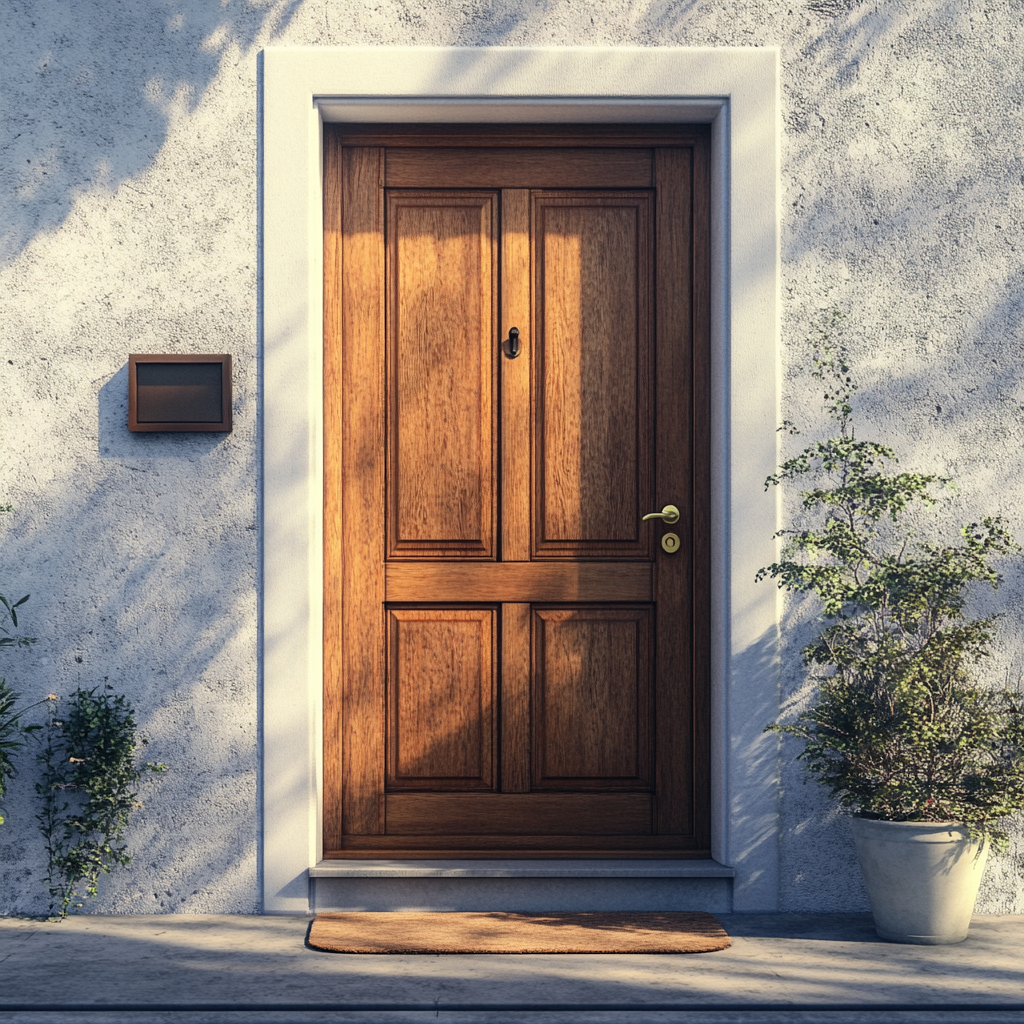 A closed door | Source: No source