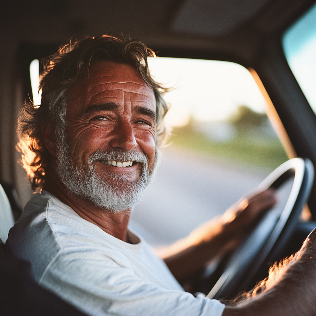 A happy driver | Source: No source