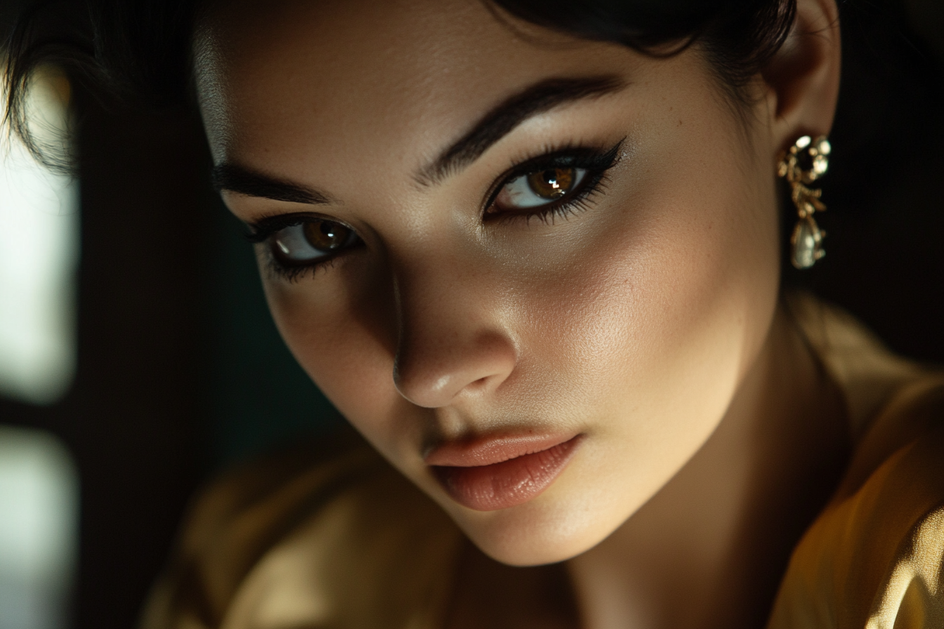 A woman looking intently at someone | Source: No source