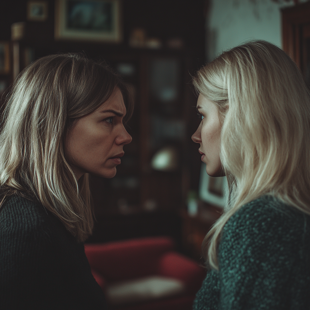An angry woman confronting her ex-husband's girlfriend | Source: No source