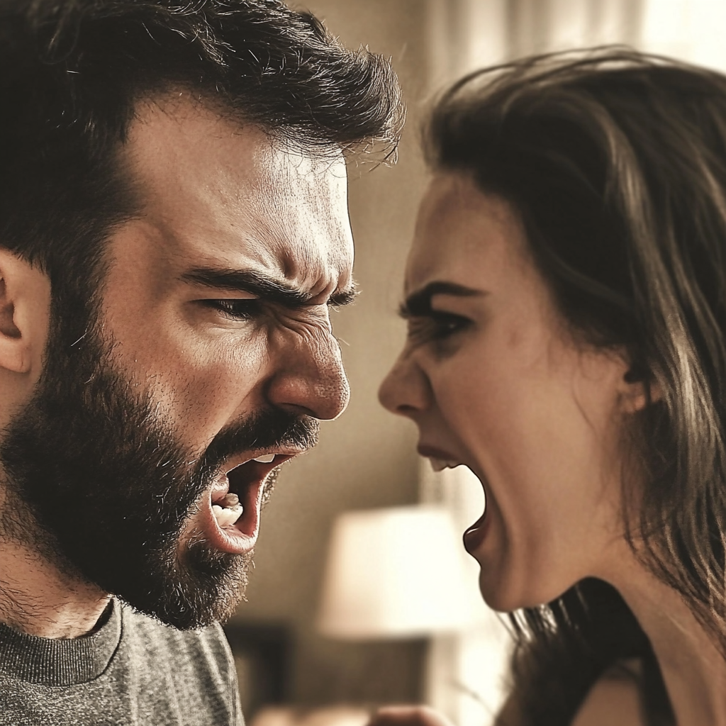 A father and daughter arguing | Source: No source