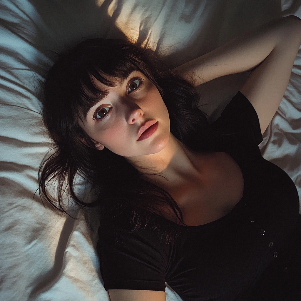 A woman laying in her bed | Source: No source