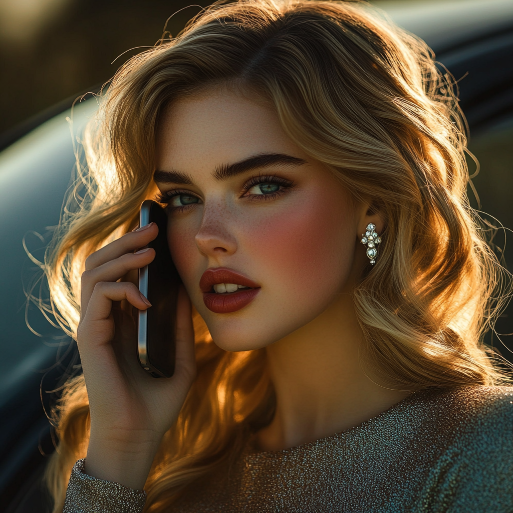 A woman talking on the phone | Source: no source
