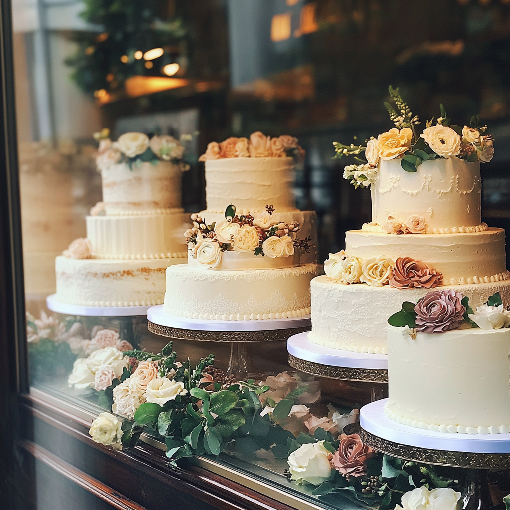 A display of wedding cakes | Source: No source