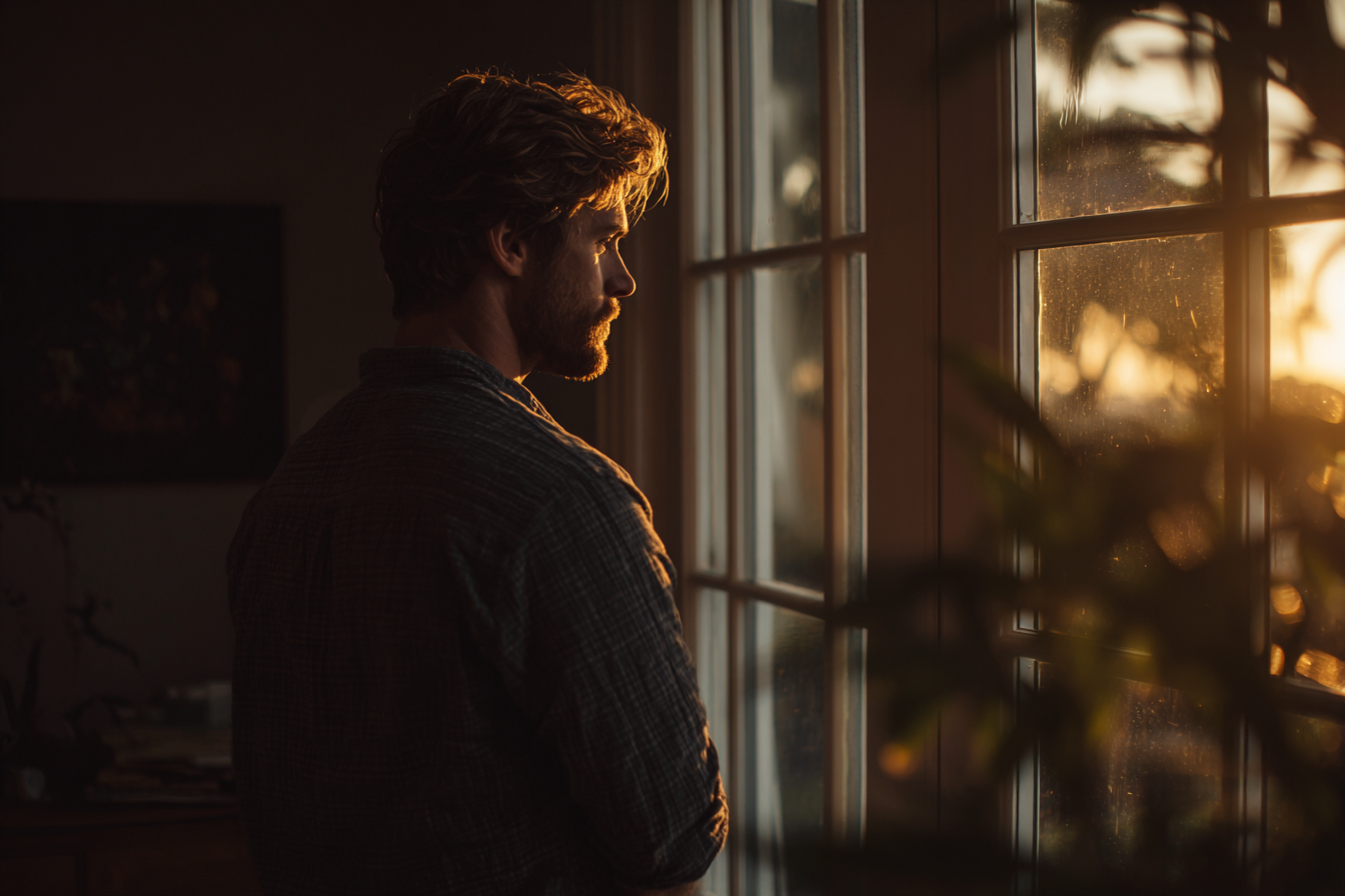 A man standing near a window | Source: No source