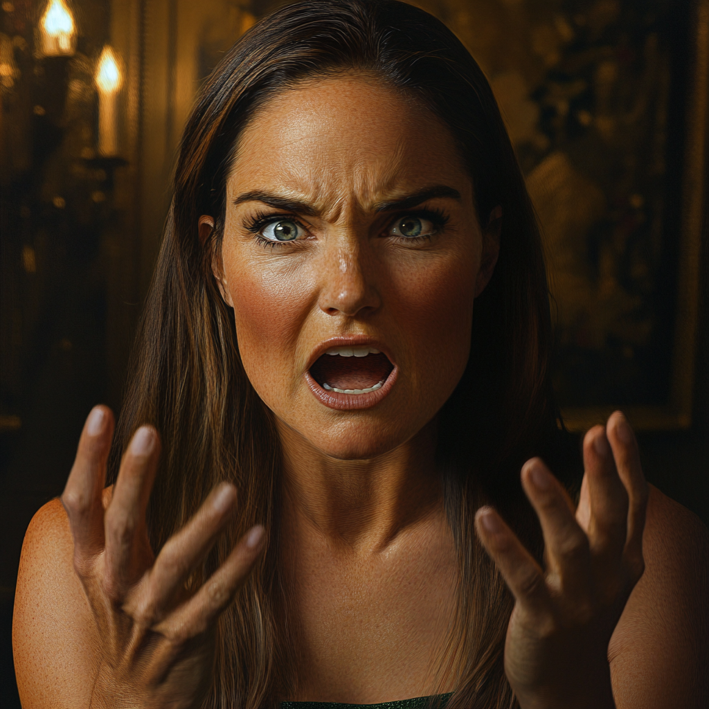 A furious woman | Source: no source