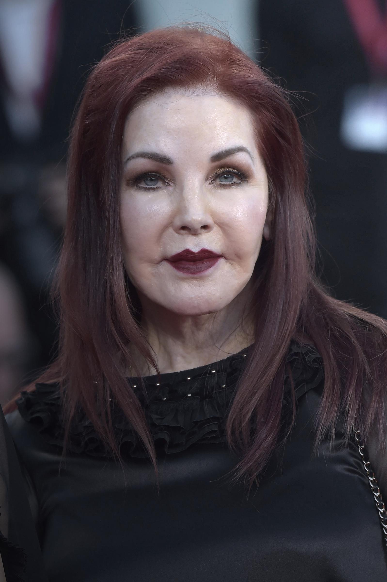 Priscilla Presley on the red carpet at the 80th Venice International Film Festival on September 4, 2023, in Venice, Italy | Source: Getty Images