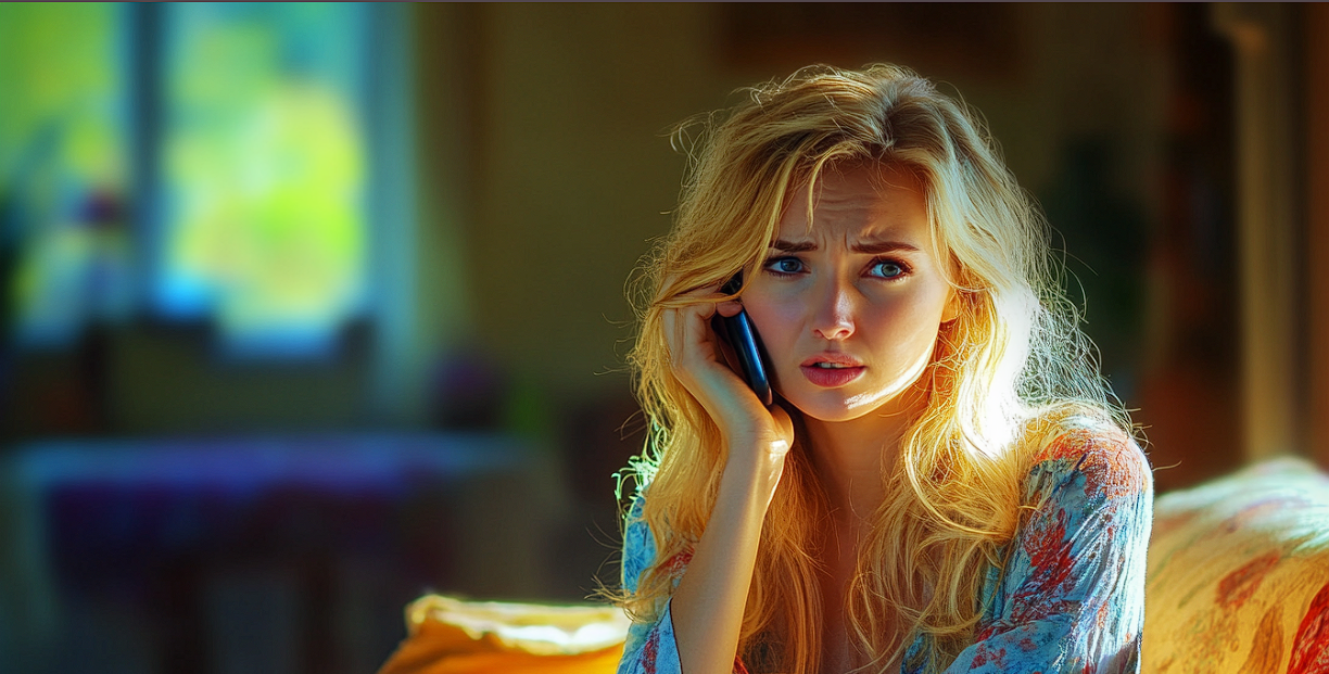A woman speaking on her cell phone | Source:  no source