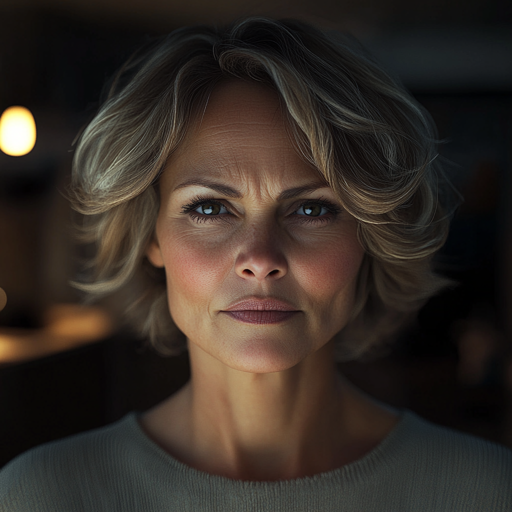 A senior woman frowning | Source: No source