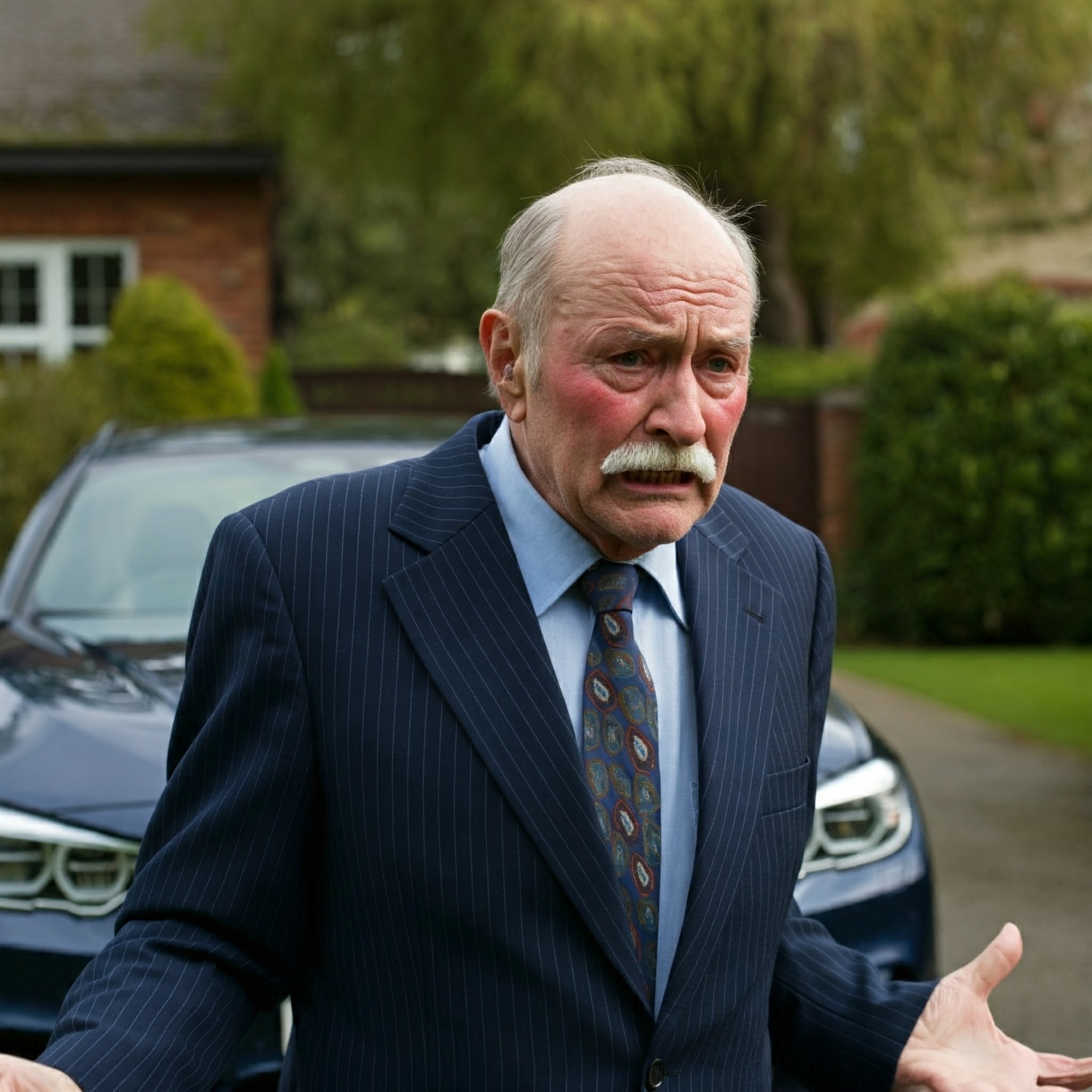 An older man looking angry | Source: No source