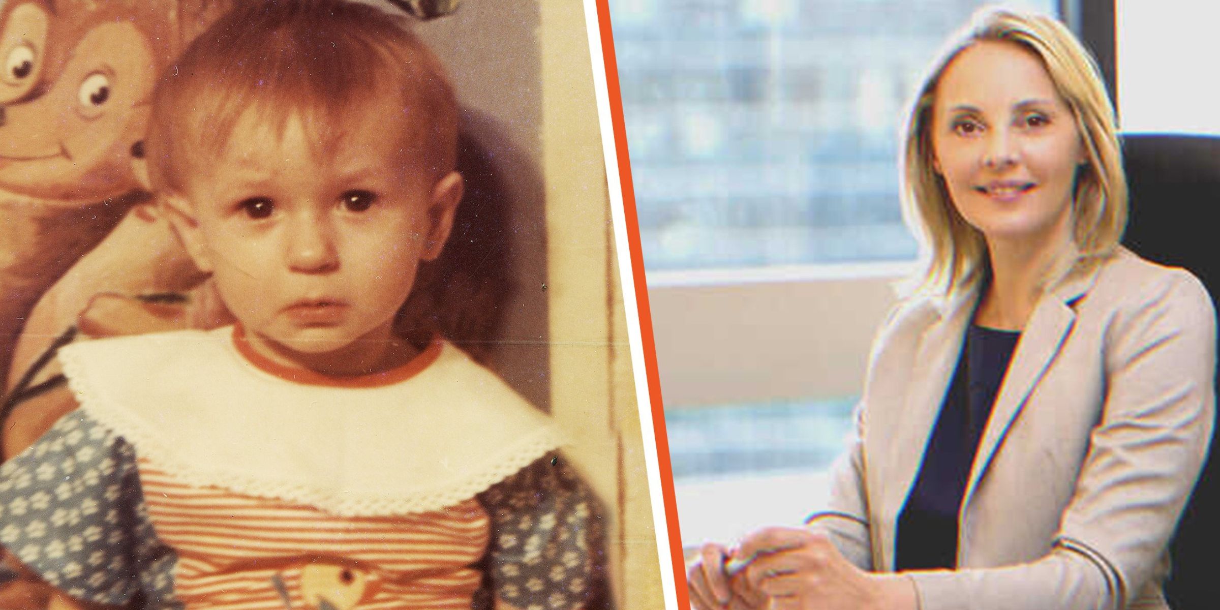 A collage of a child and a woman | Source: Shutterstock