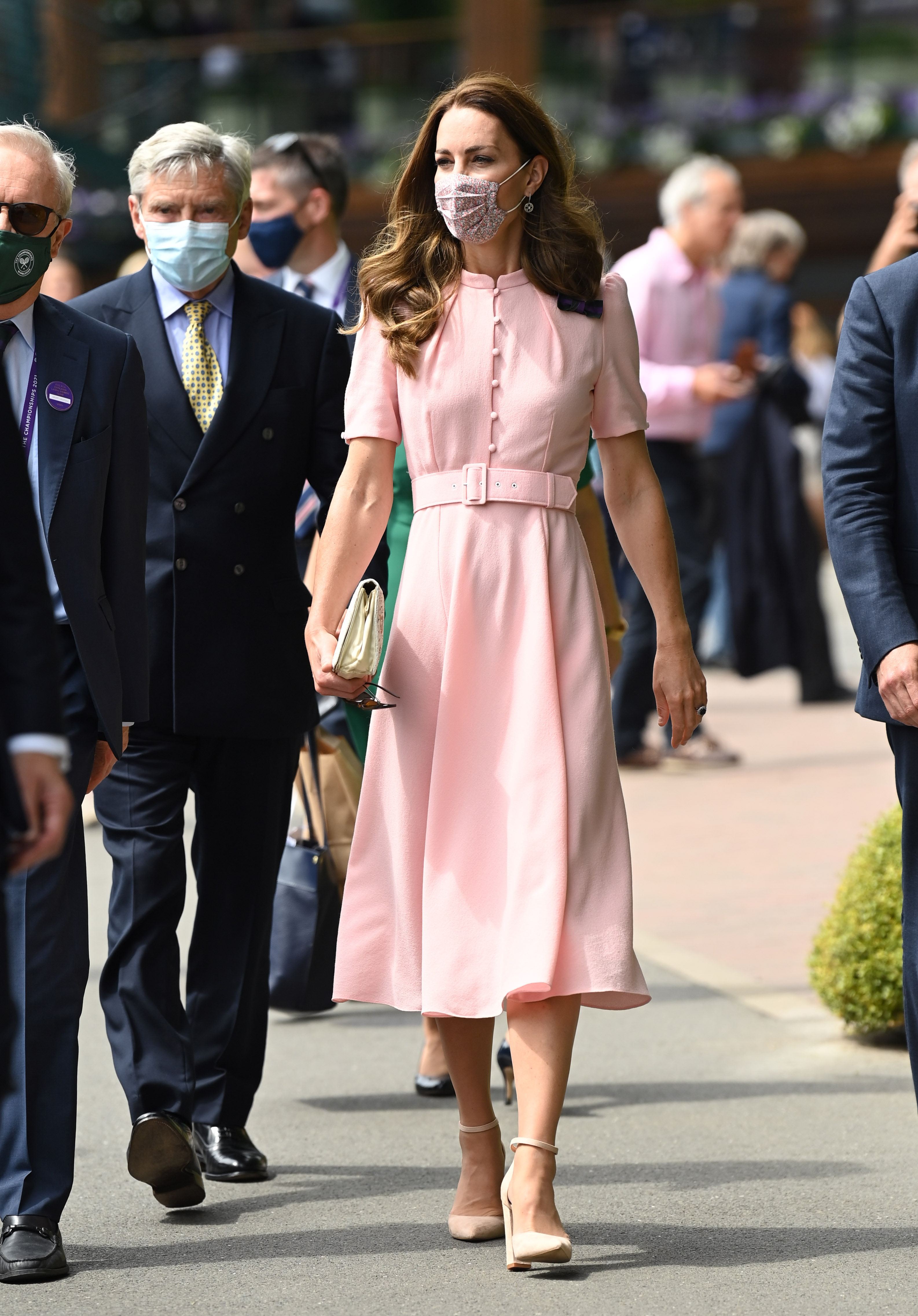 The Princess of Wales on day 13 of the Wimbledon Championships at the All England Lawn Tennis and Croquet Club on July 11, 2021, in London. | Source: Getty Images