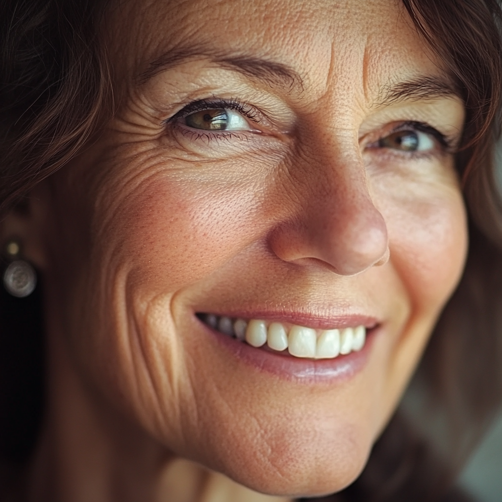A smiling older woman | Source: No source