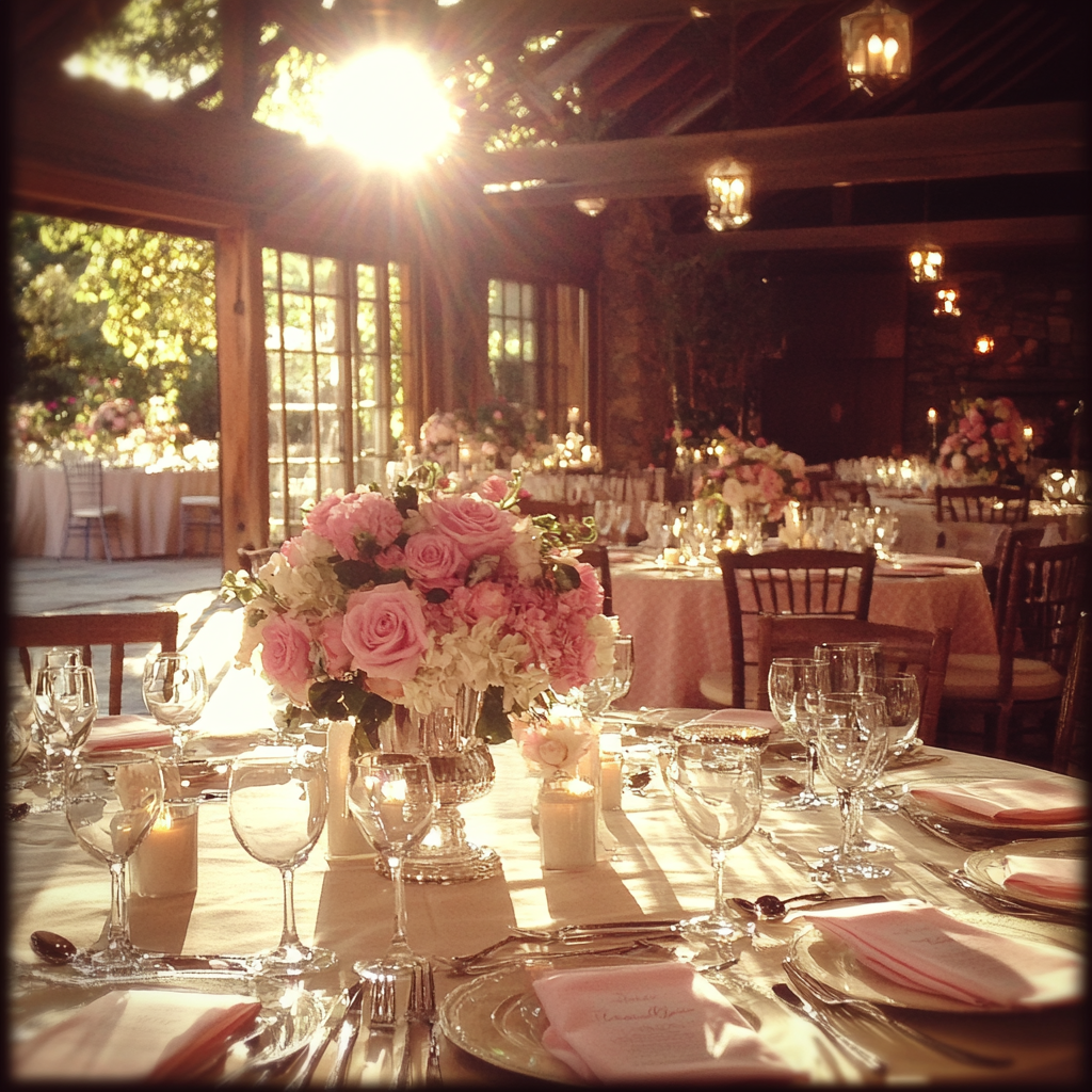 Table settings at a wedding | Source: no source