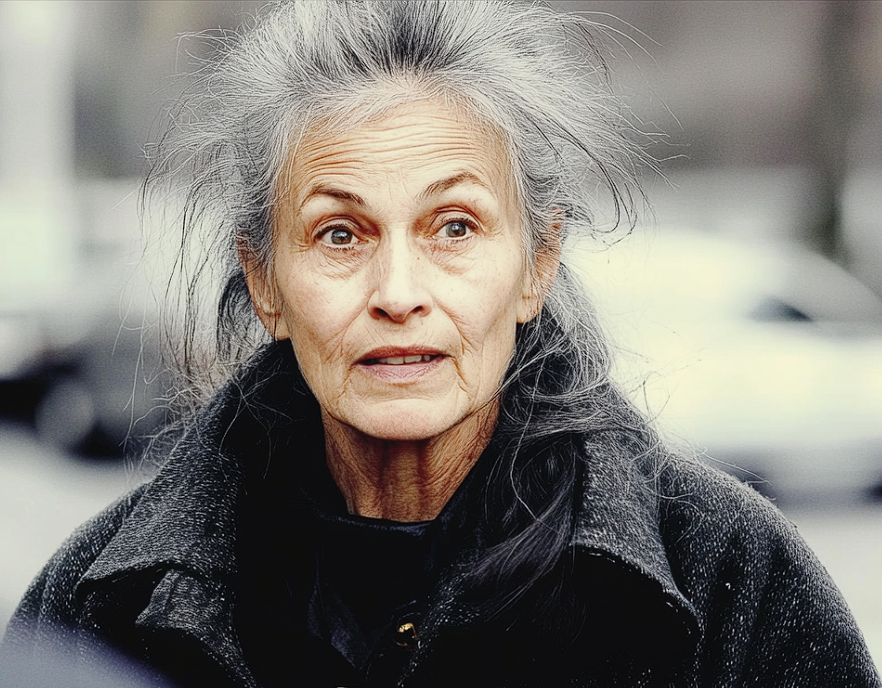 A homeless woman with kind eyes | Source: no source