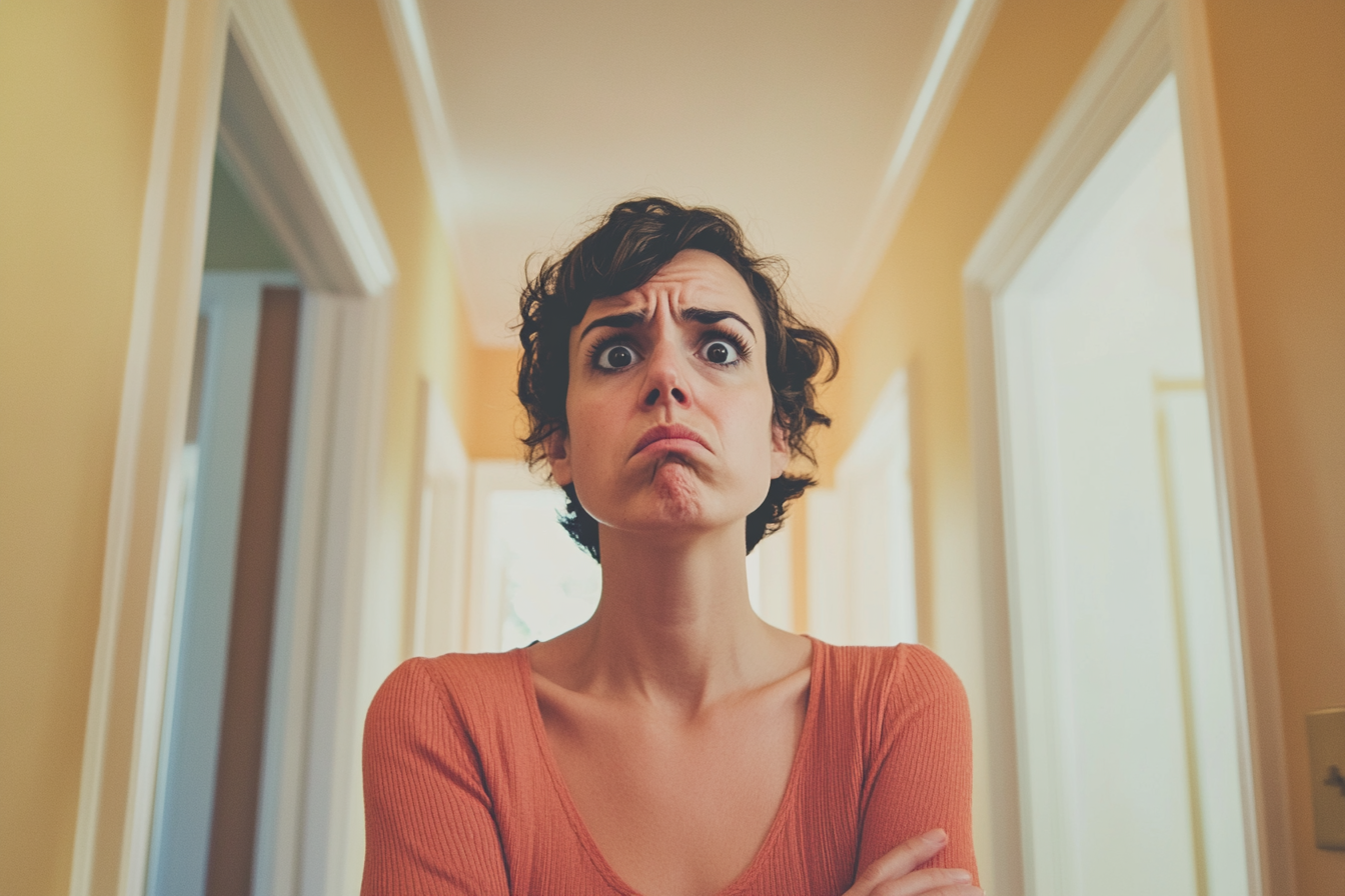 A woman with a disapproving look | Source: No source