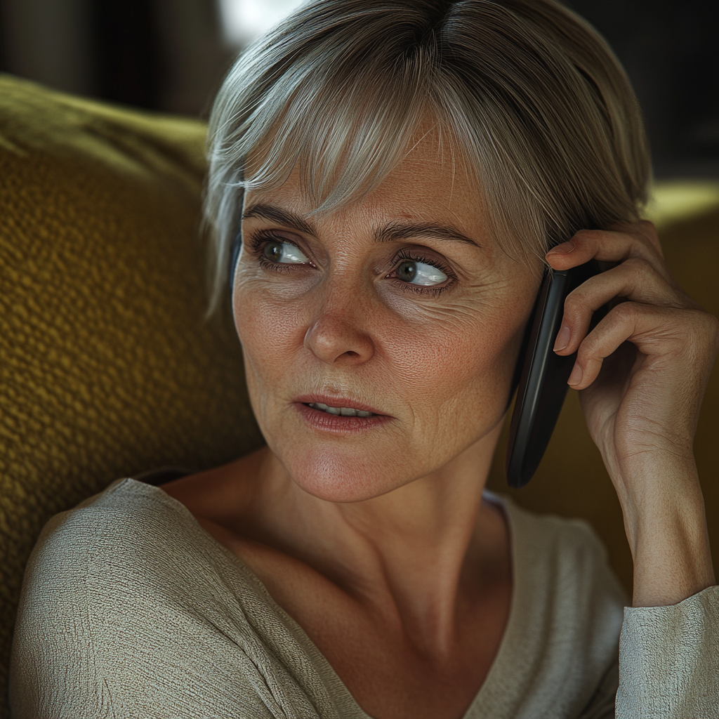 A woman talking on the phone | Source: no source