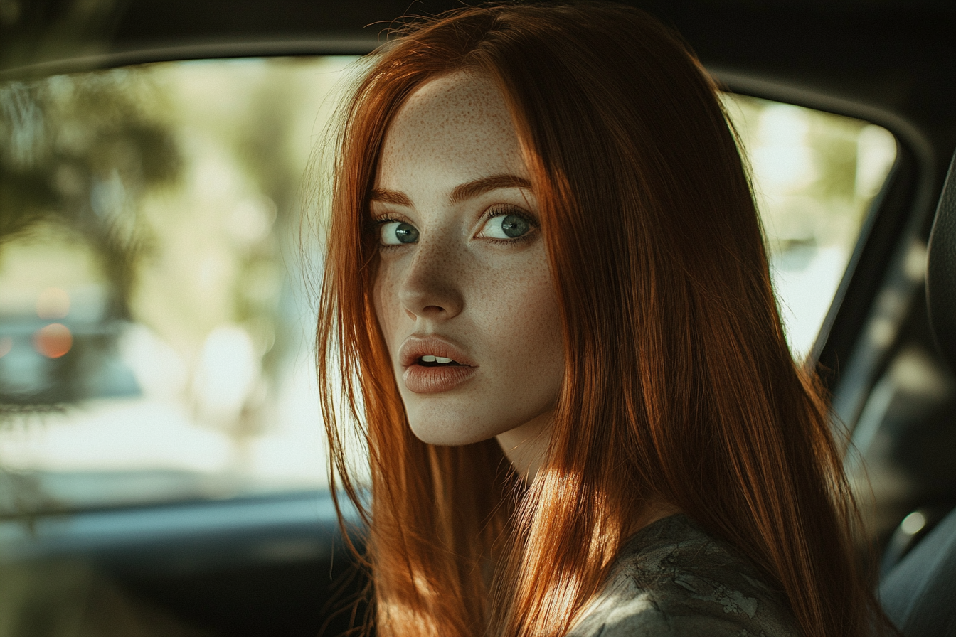 A woman in her car | Source: No source