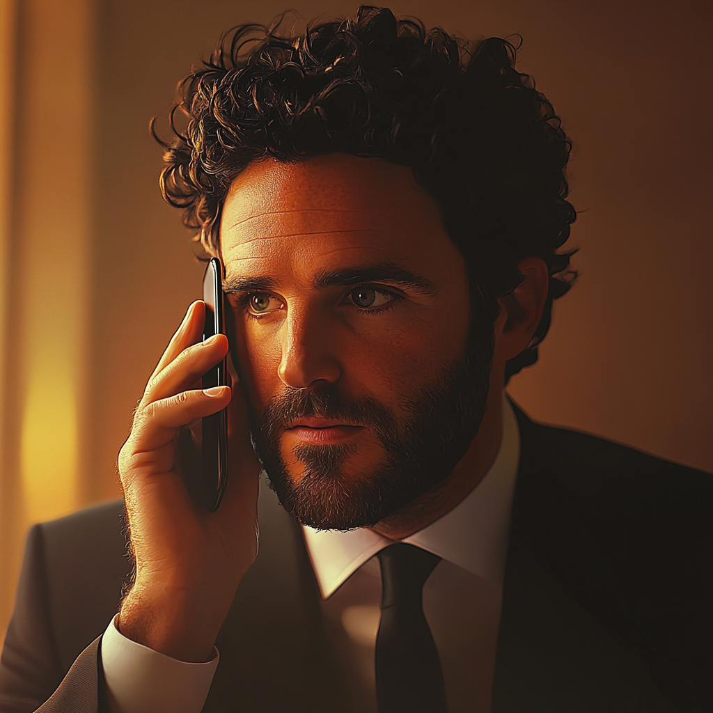 A man talking on the phone | Source: no source