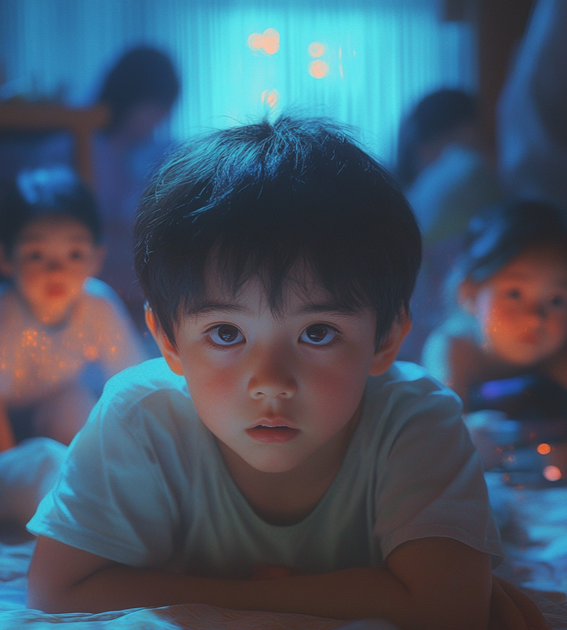 A child sitting in a room | Source: no source
