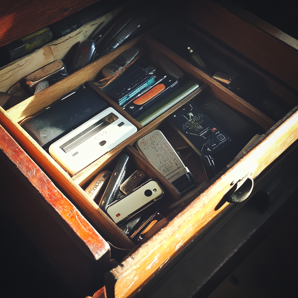 A junk drawer in a home | Source: No source