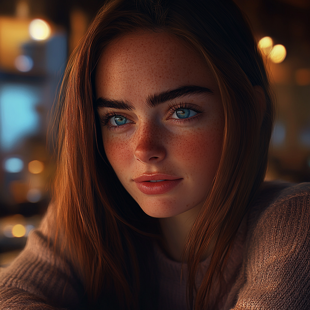 A smiling woman looking at someone | Source: no source