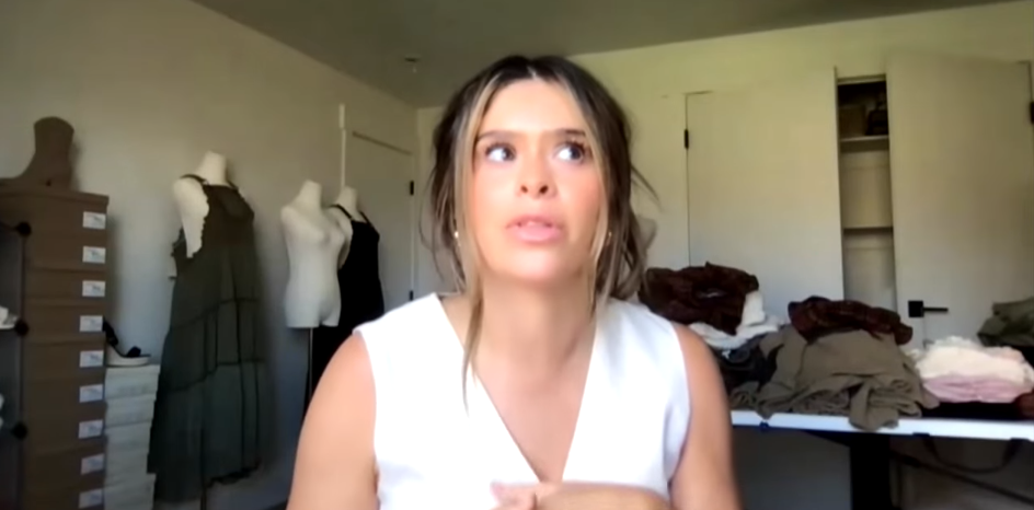 Taylor Frankie Paul on an interview with Extra on September 5, 2024 | Source: YouTube/extratv