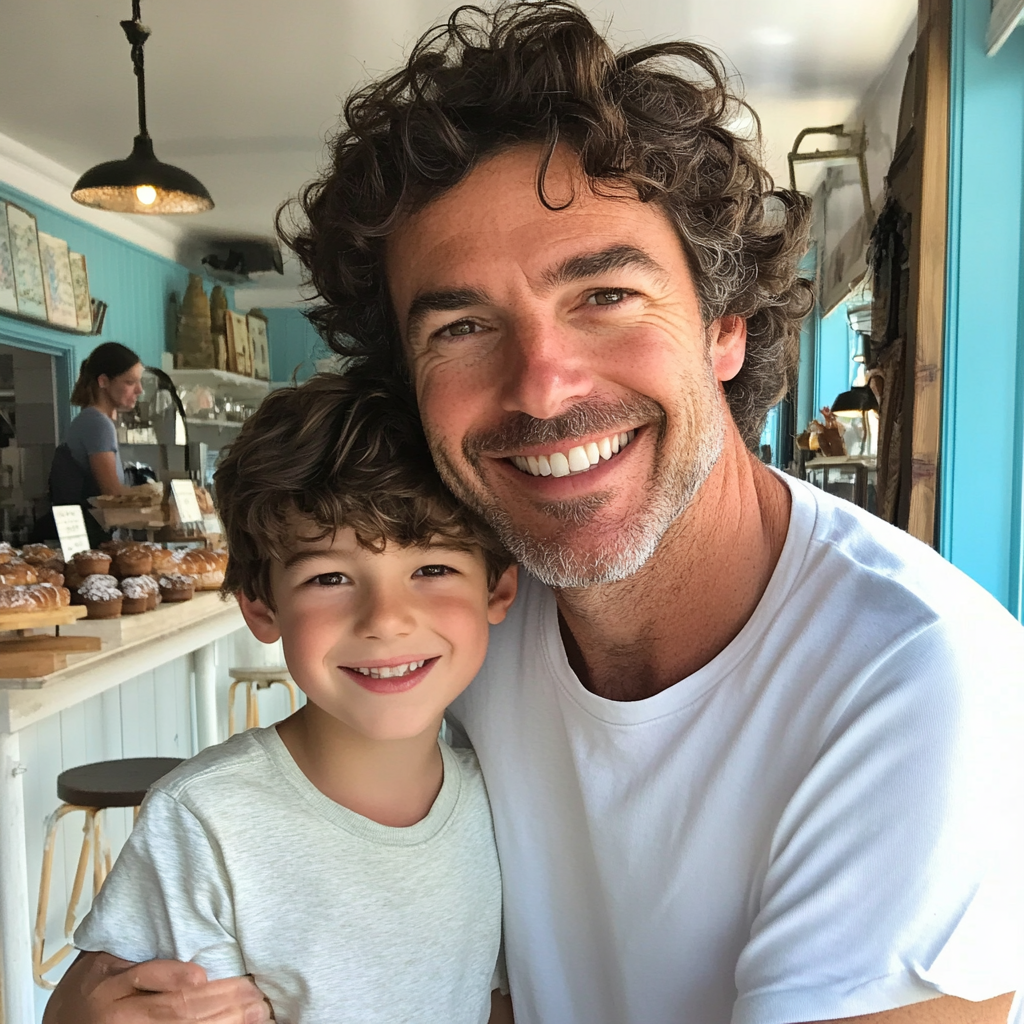 A smiling father and son duo | Source: No source