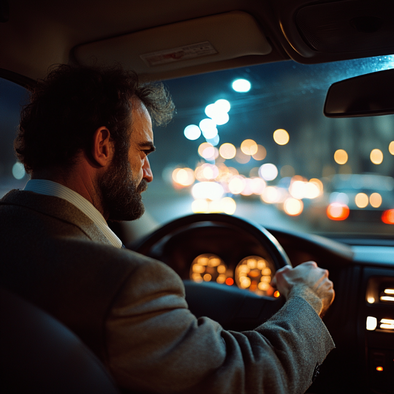 A man tailing someone by car | Source: no source