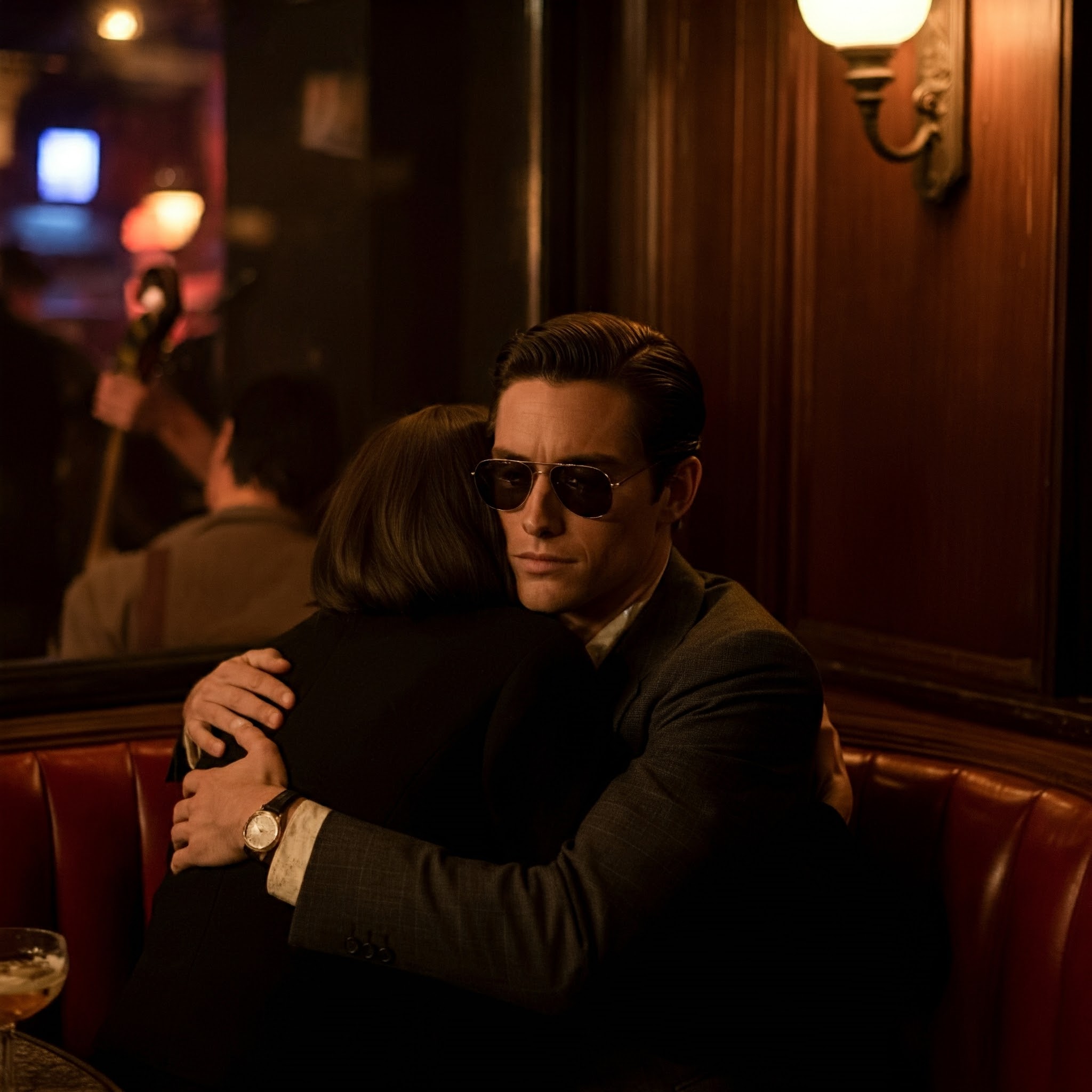 A couple in a club hugging | Source: No source