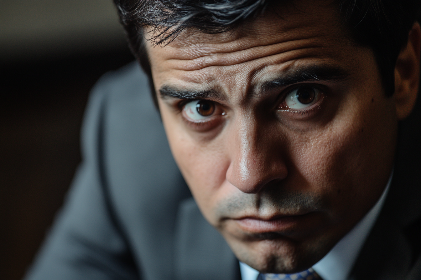 A disappointed-looking man | Source: no source