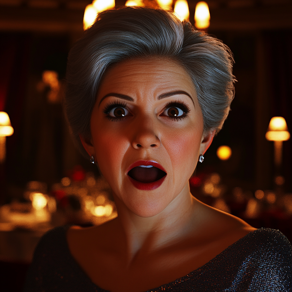 An older woman utterly surprised | Source: no source