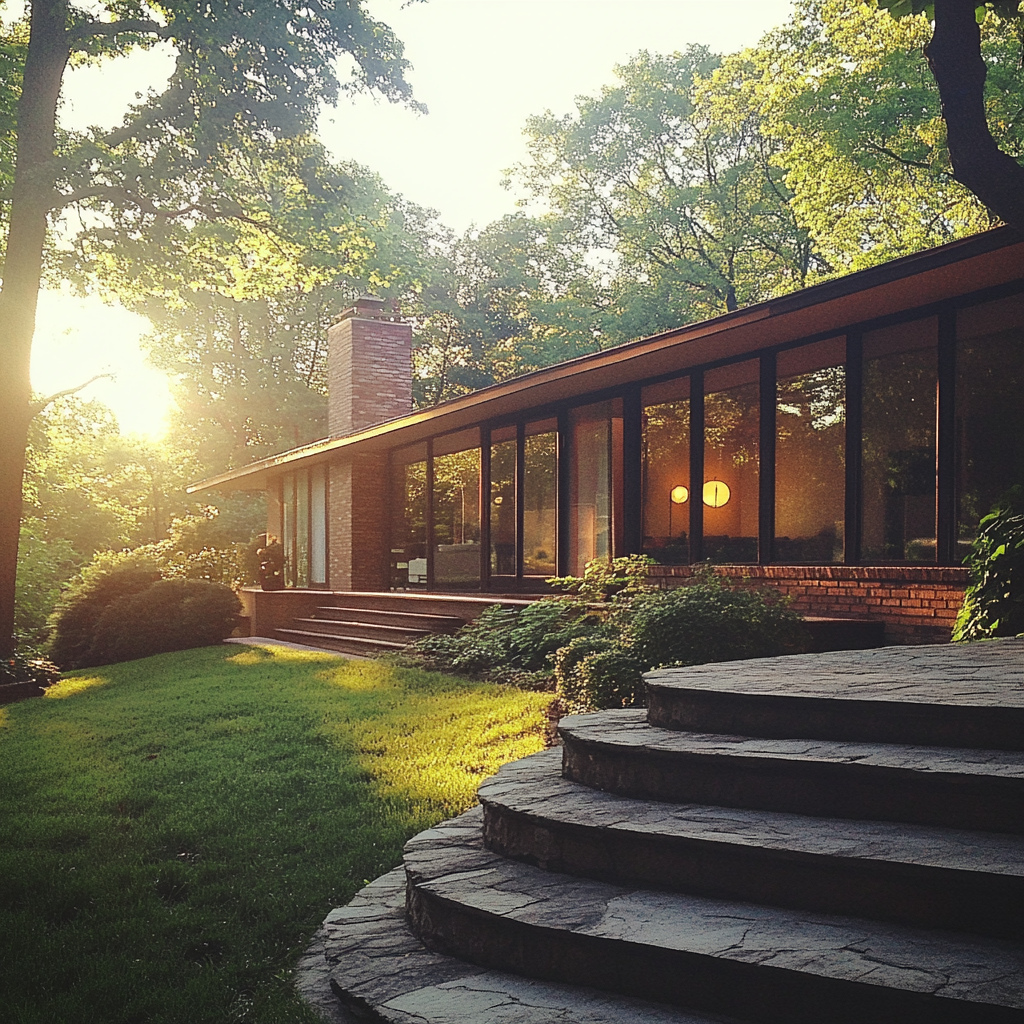 The exterior of a mid-century home | Source: no source