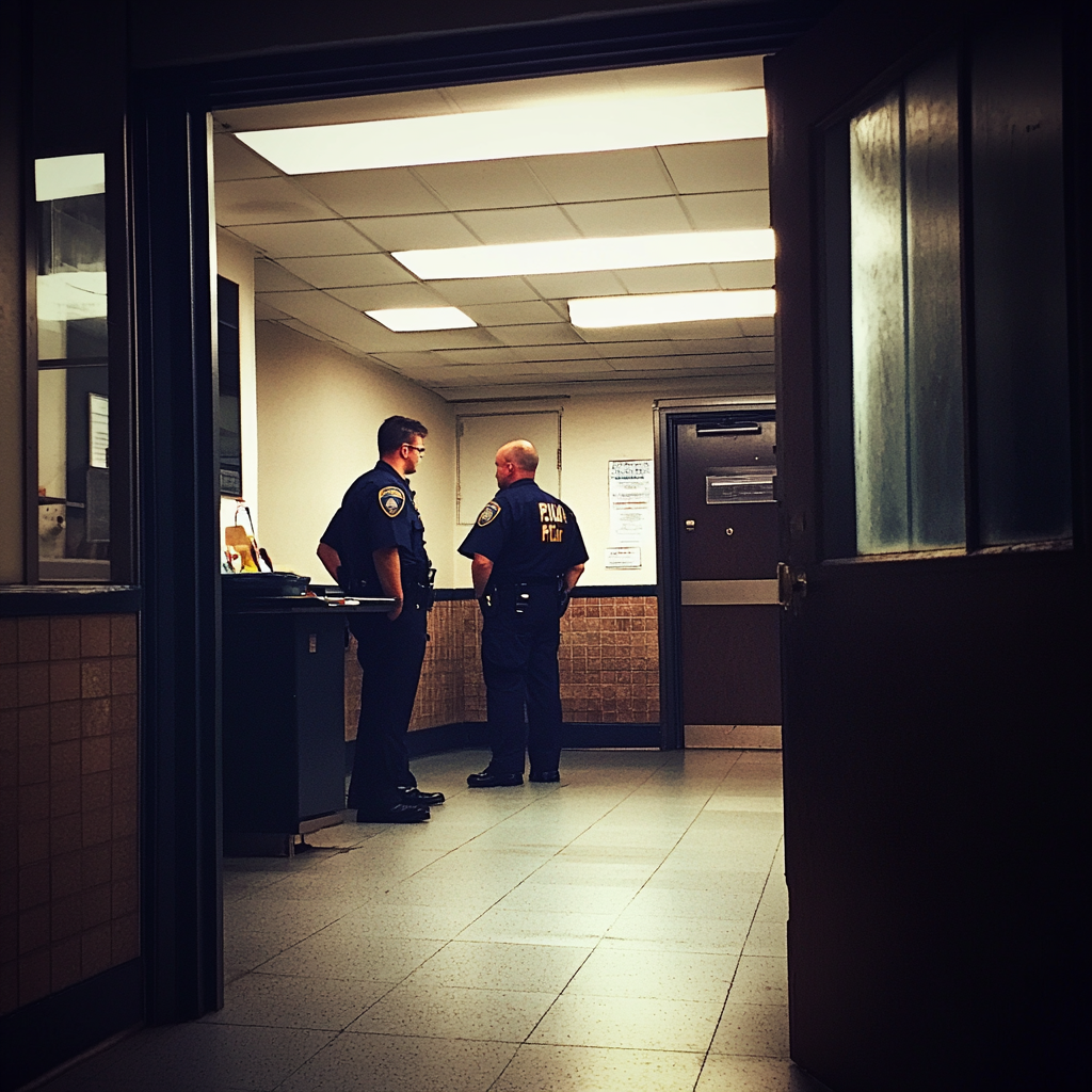 The interior of a police station | Source: No source
