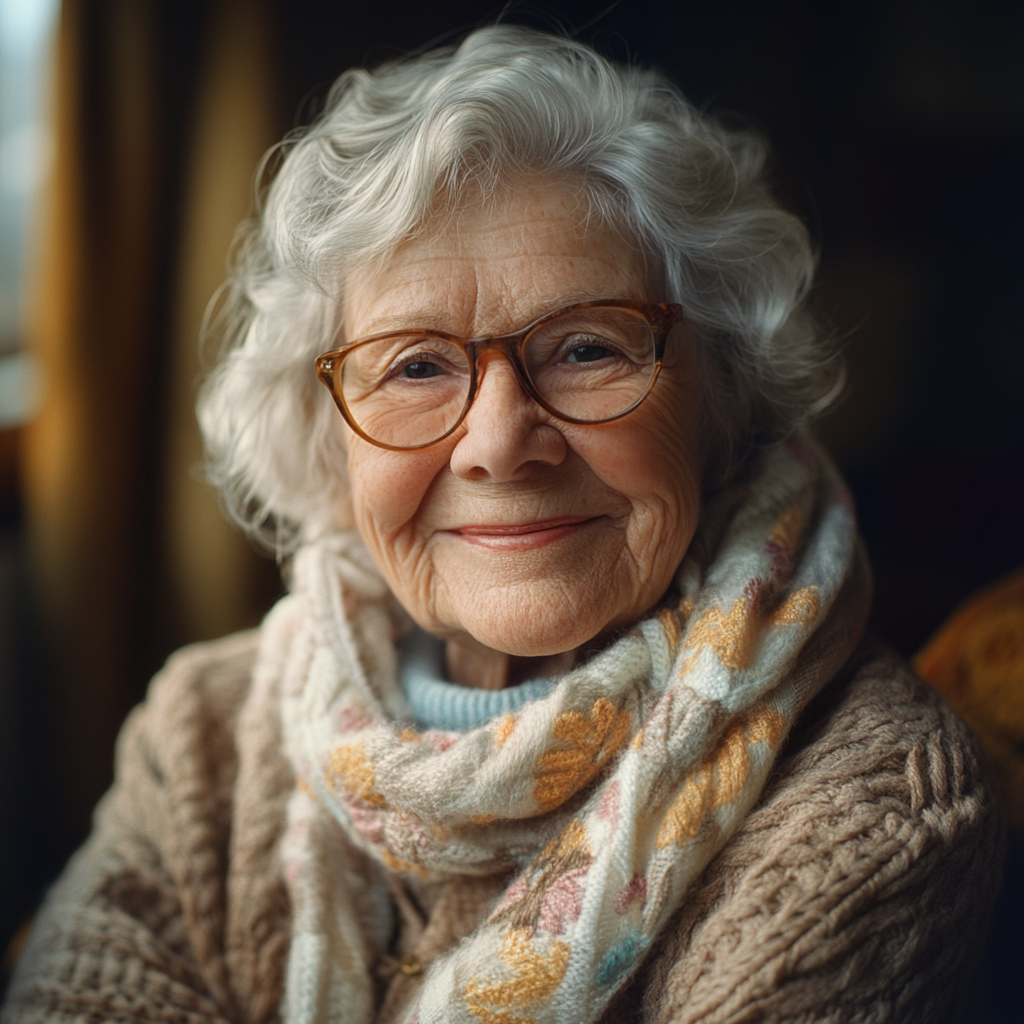 A happy grandmother | Source: No source