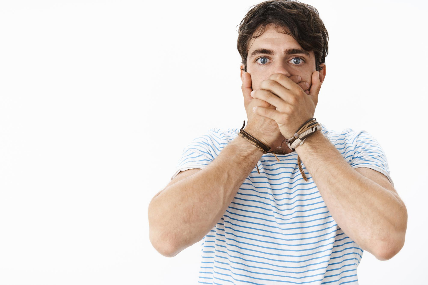 An anxious man shaken to his core | Source: Freepik