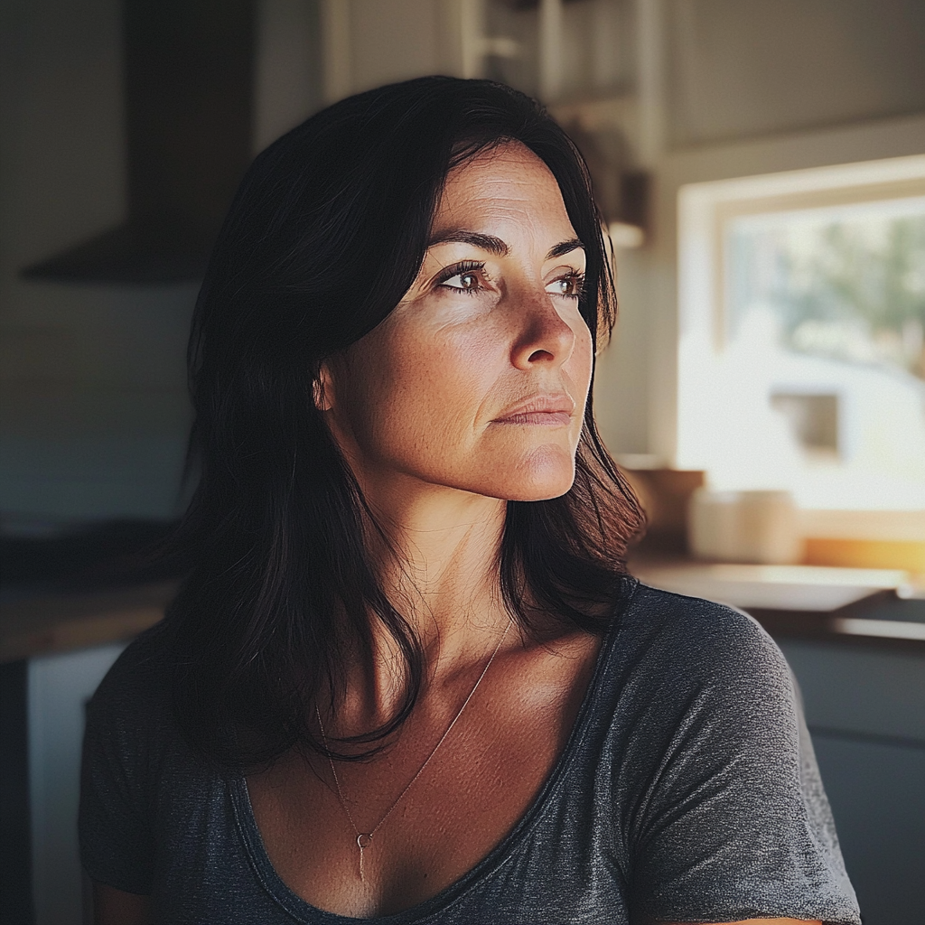 A pensive woman | Source: no source