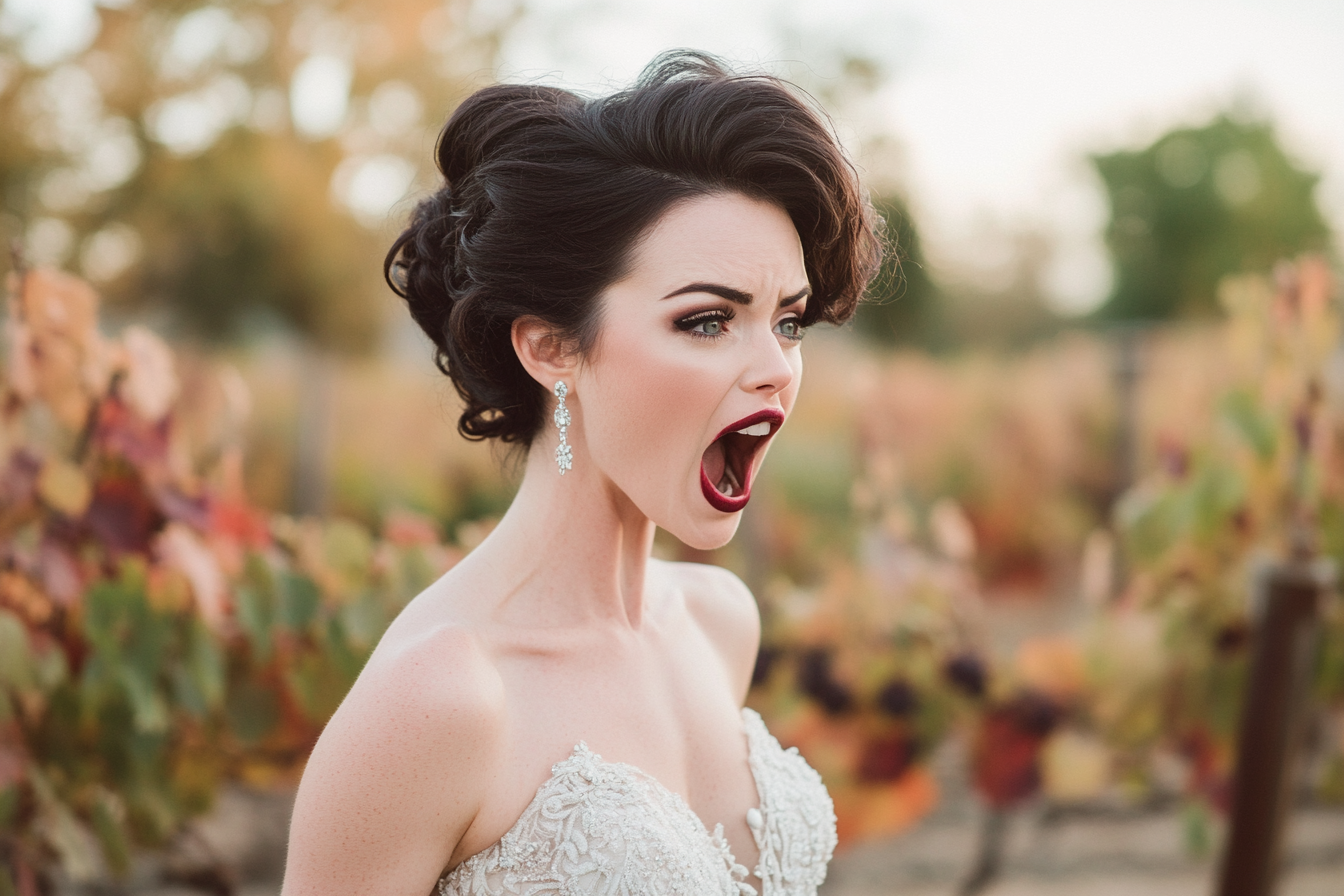 A bride yelling at someone | Source: No source