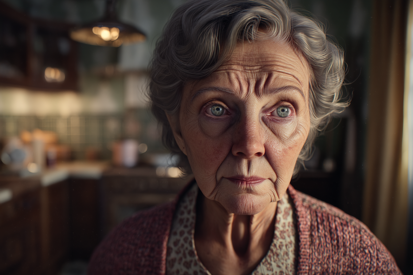 An older woman in her kitchen | Source: No source