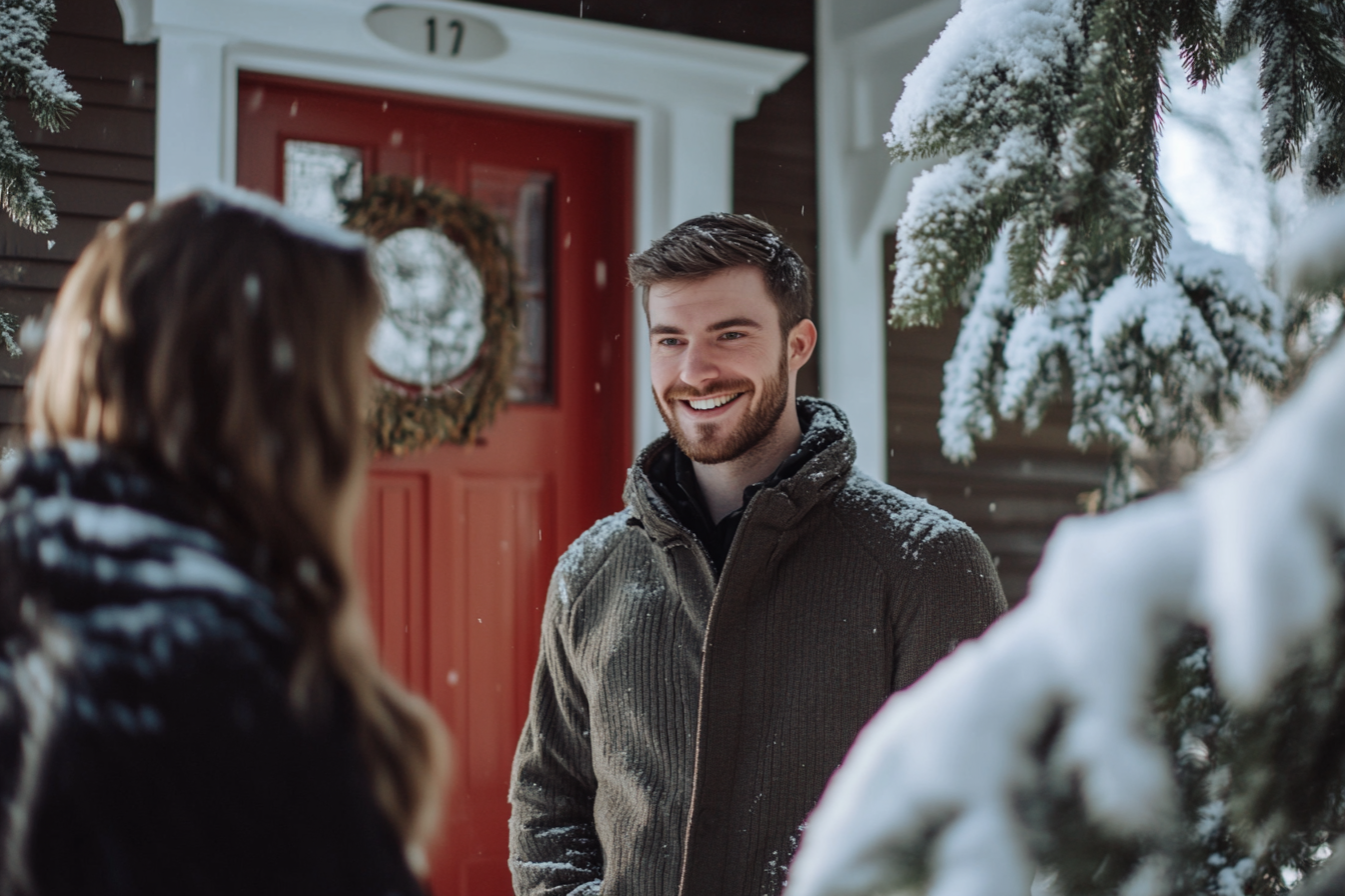 A man smiling at a woman | Source: No source