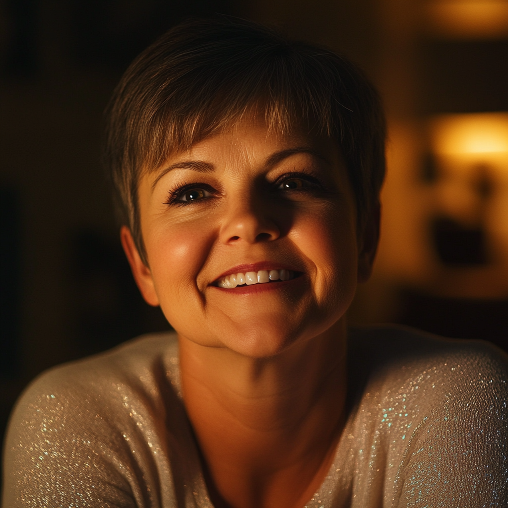 A senior woman smiling | Source: No source