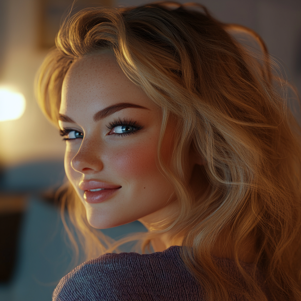 A happy young woman | Source: No source