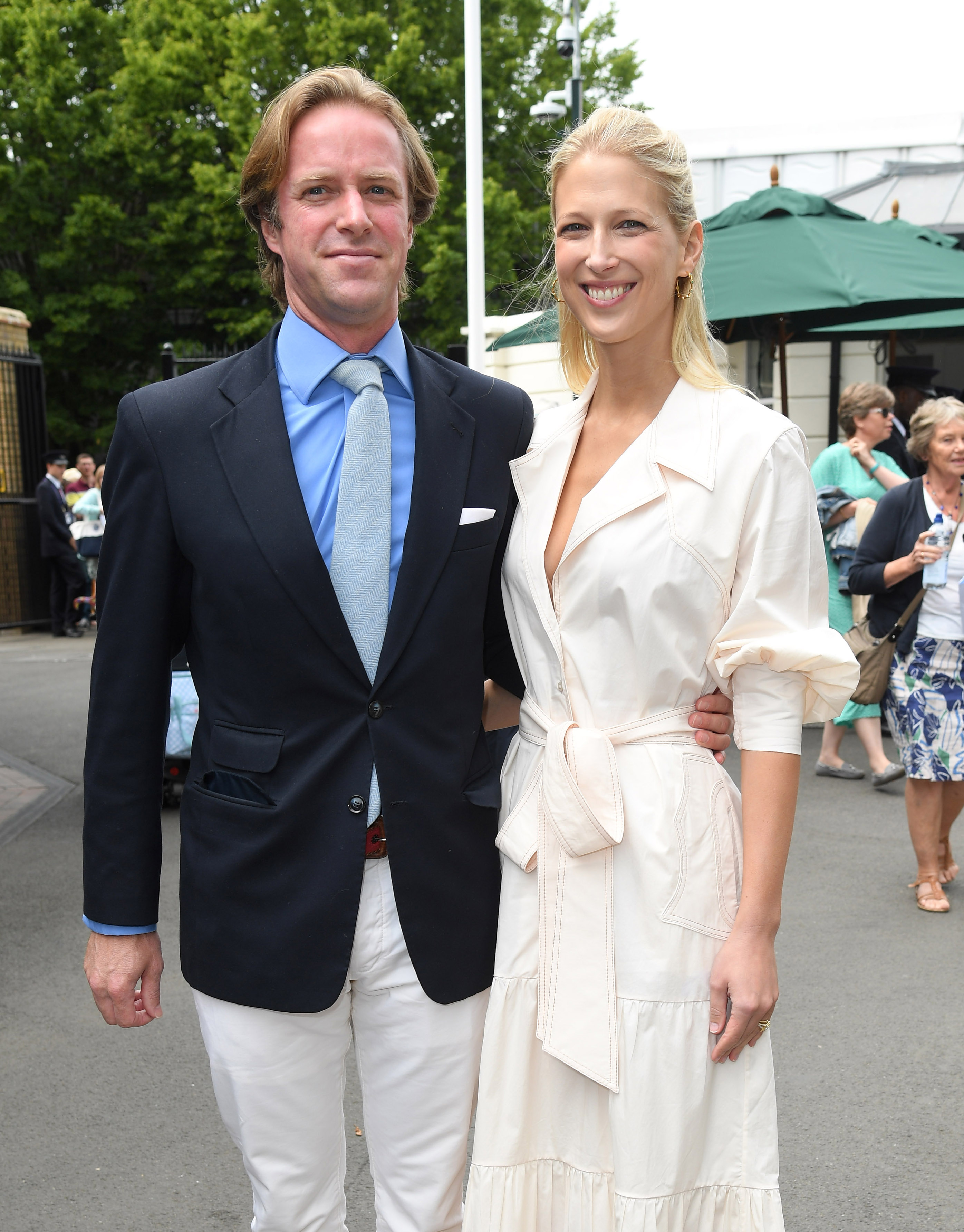 Thomas Kingston and Lady Gabriella Windsor at All England Lawn Tennis and Croquet Club on July 09, 2019 in London, England. | Source: Getty Images