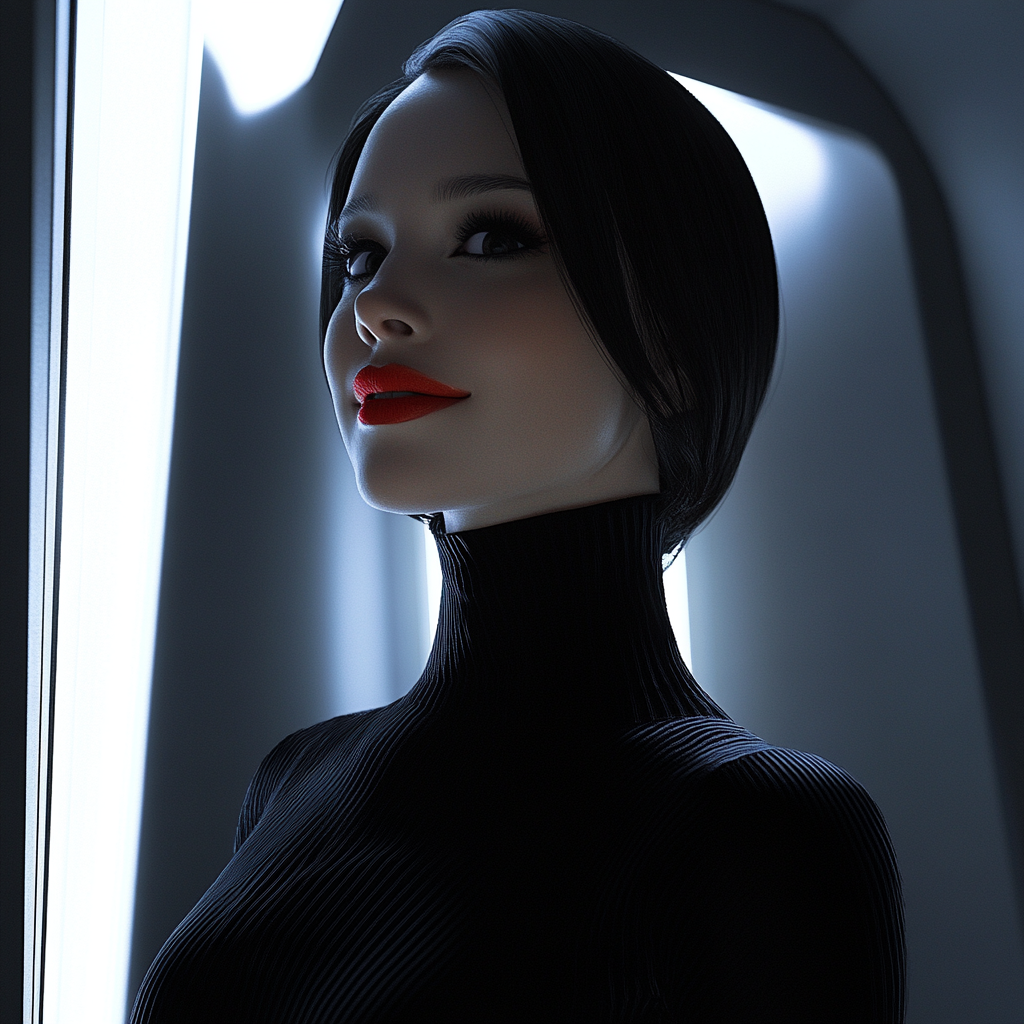 A young woman in an elevator | Source: No source