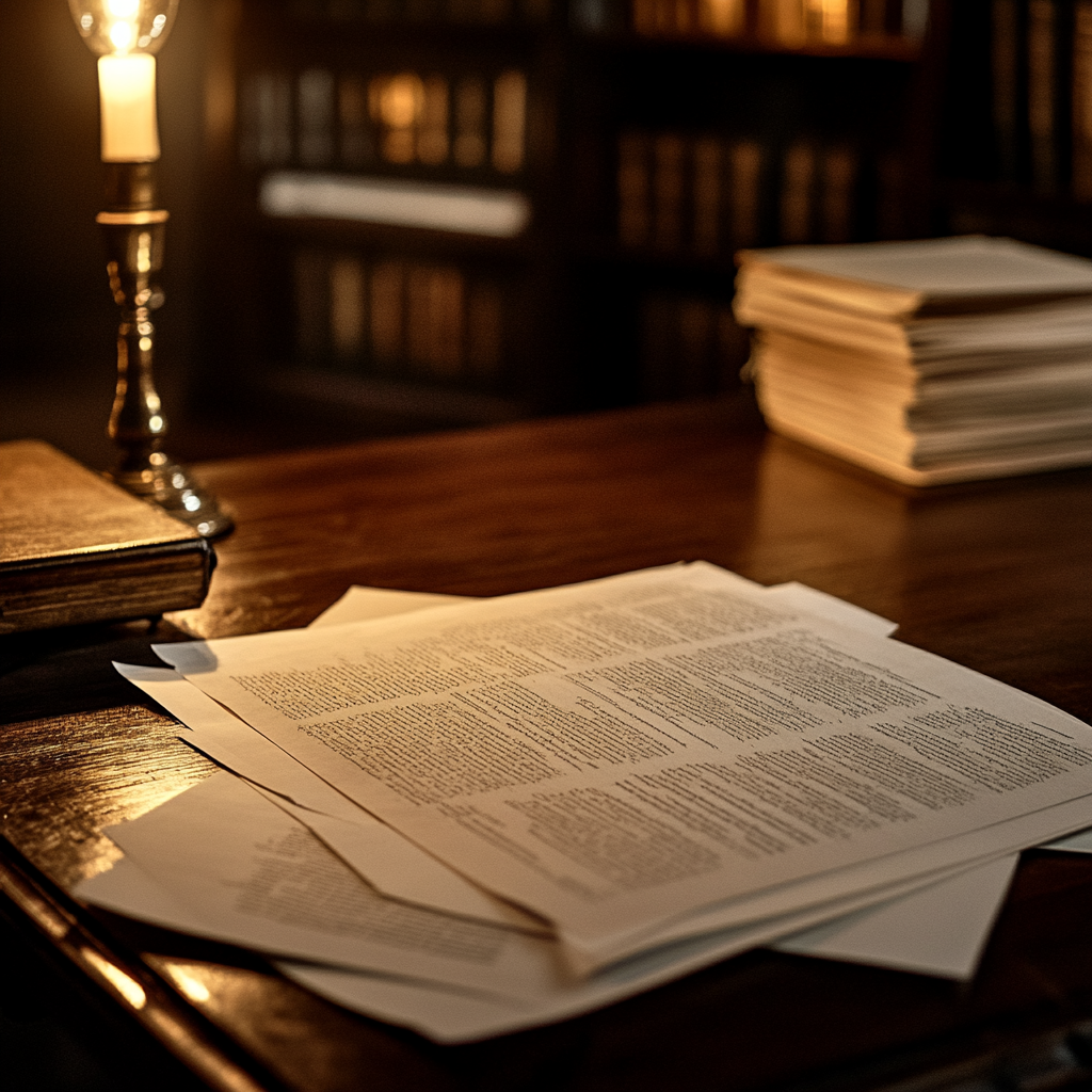 Documents on a table | Source: No source