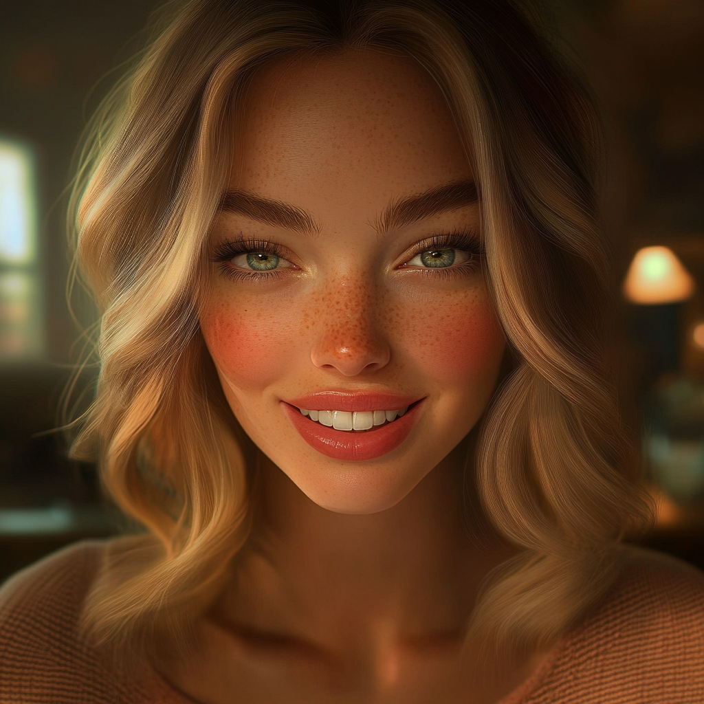 A woman smiling | Source: no source